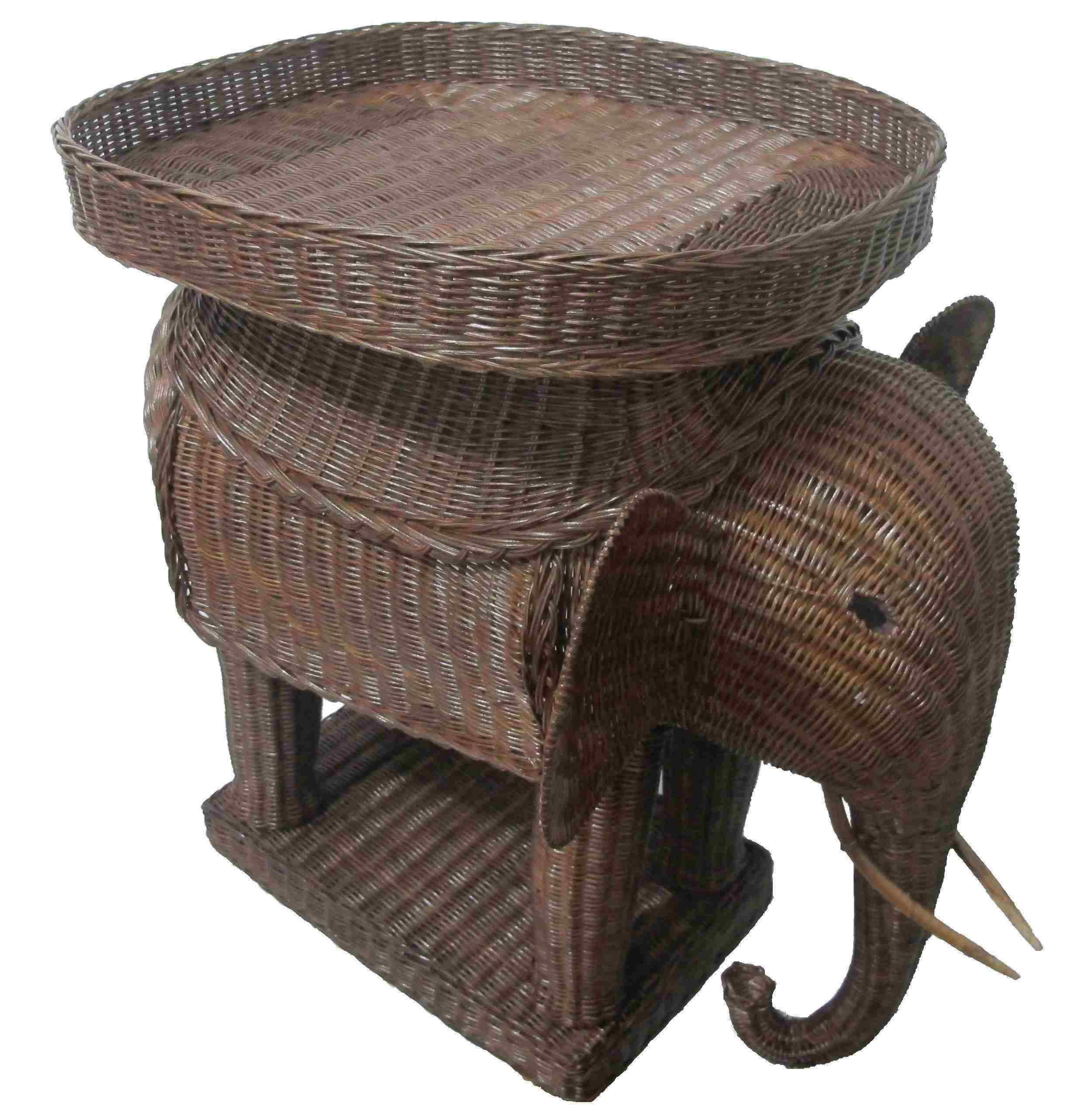 rattan animal baskets