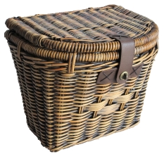 rattan bicycle baskets front rear