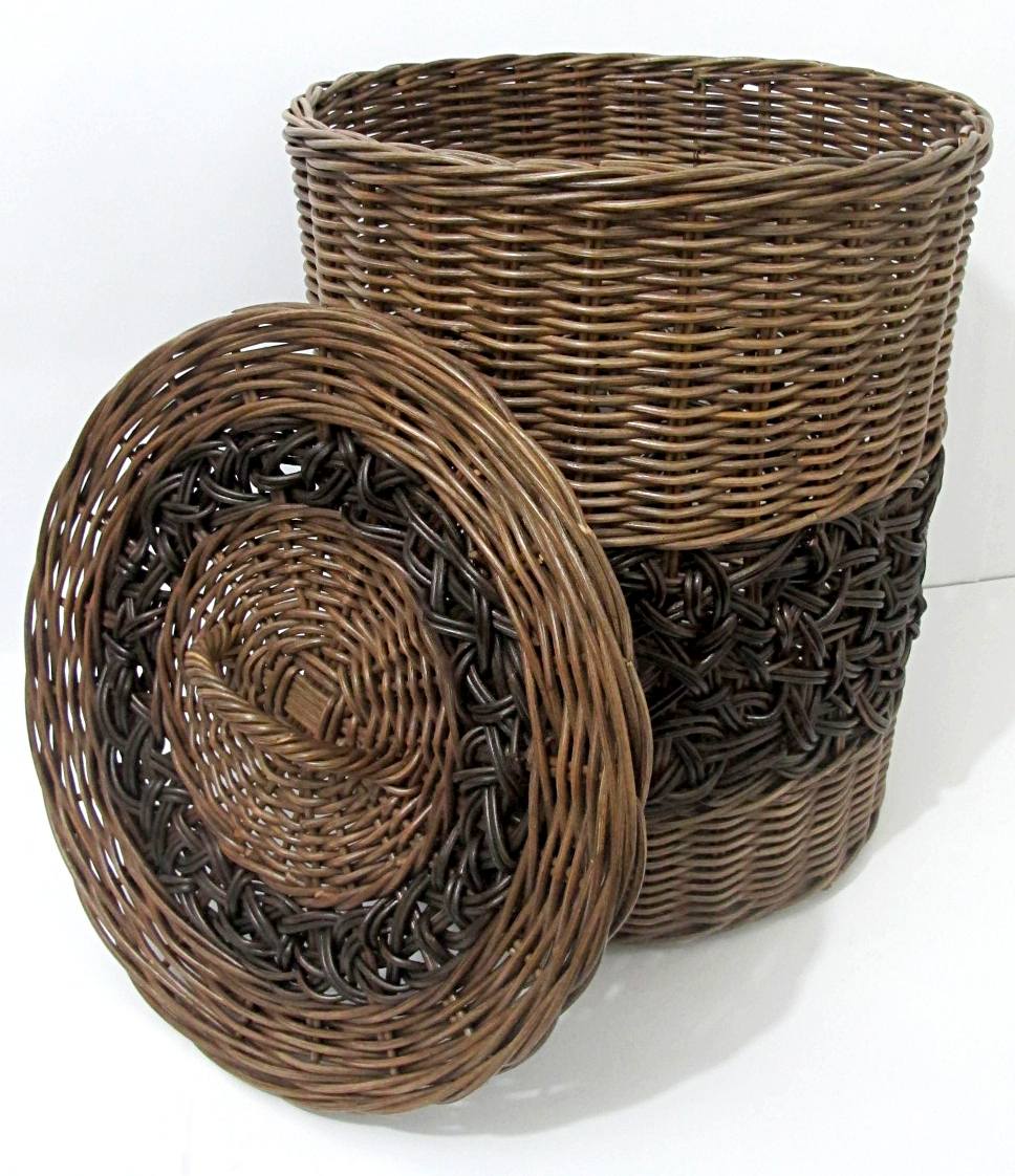 rattan wicker laundry baskets