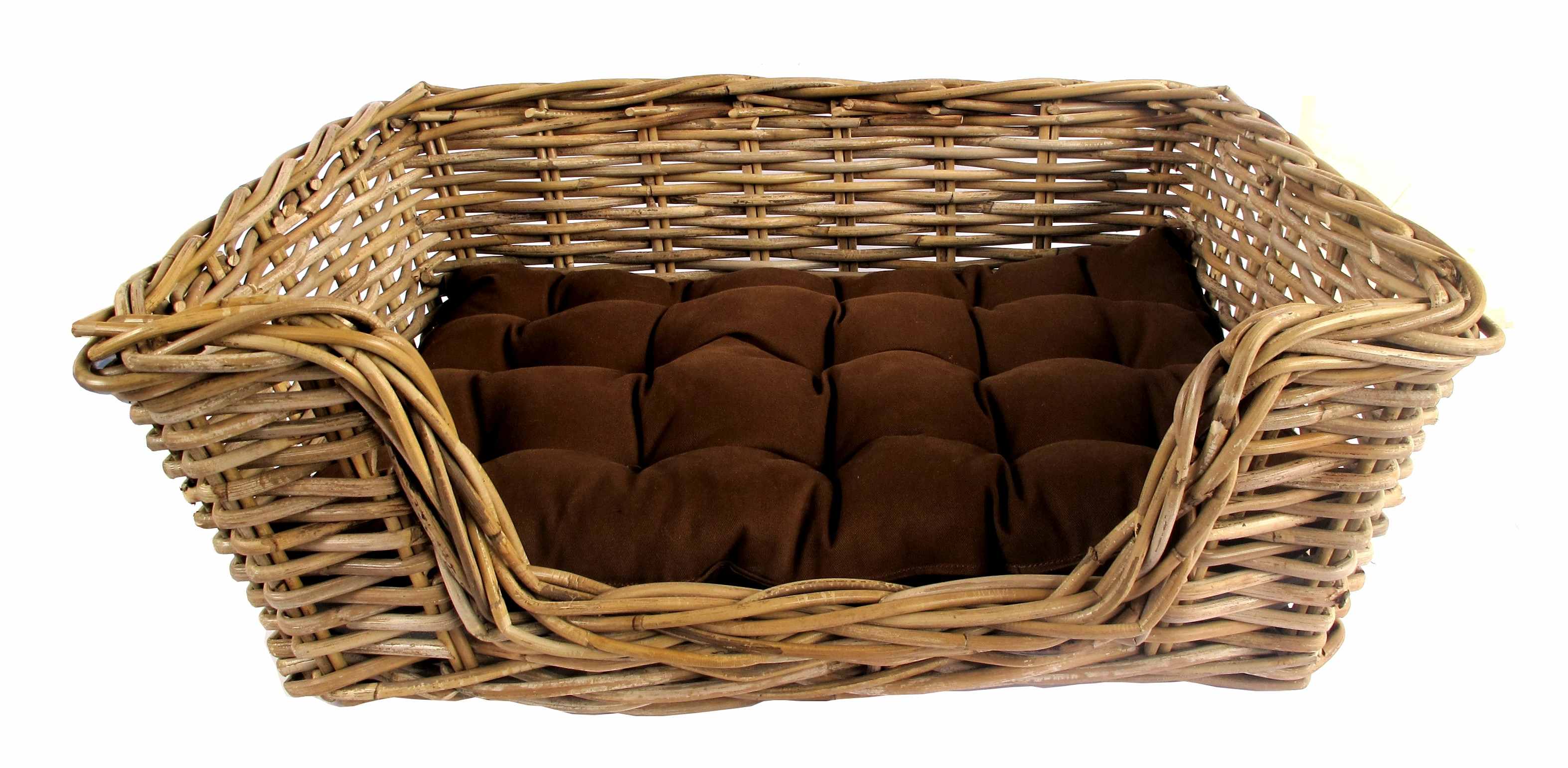 rattan dog pet baskets